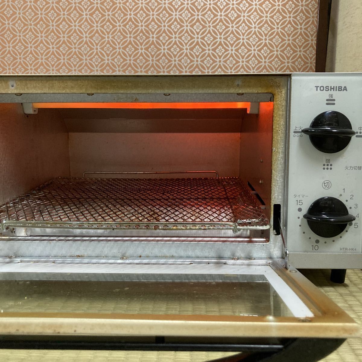 【A0250】東芝　オーブントースター　HTR-HK4（FG）　TOSHIBA　トースター　オーブン_上火