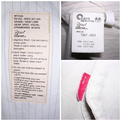 美品 初期 ダブルタップス WTAPS M-65 ミリタリージャケット DEATH FROM ABOVE 薄ベージュ vintage old archive ファティーグ