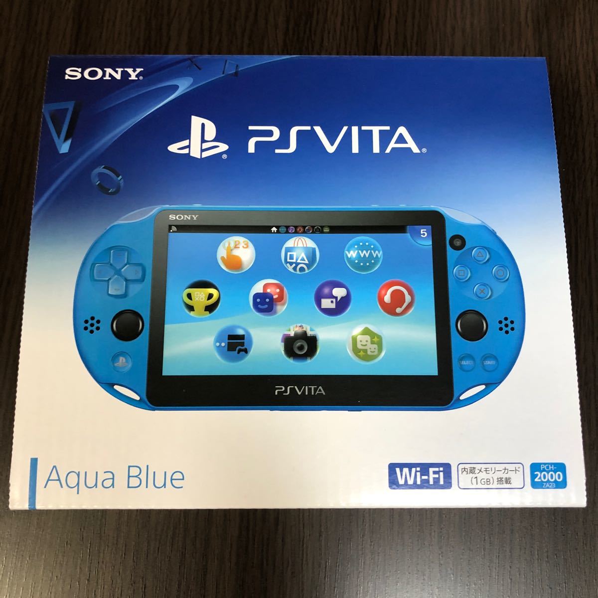 PlayStation Vita Wi-Fiモデル アクア・ブルー　新品未開封