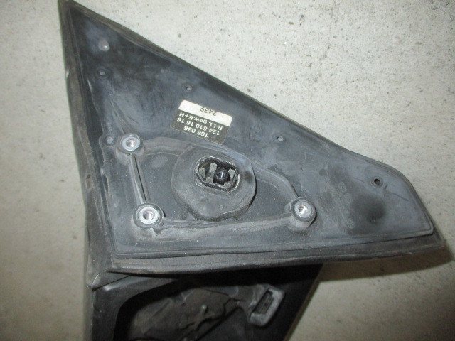 # Benz W124 door mirror used 1248101616 parts taking equipped door mirror sako plate sako panel side marker lens W201 #