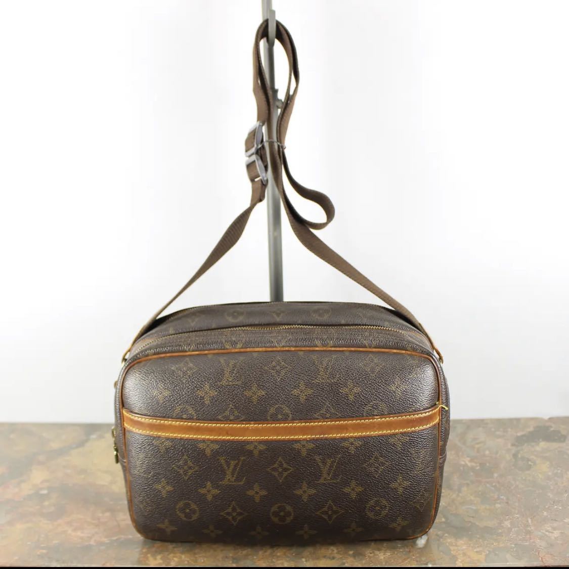 Louis Vuitton Monogram Canvas Reporter PM Messenger Bag M45254