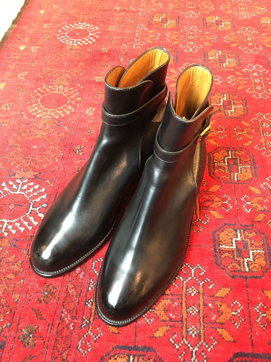 JM WESTON LEATHER JODHPURS BOOTS MADE IN FRANCE/ J M we stone leather jodhpur z boots 6 1/2 D