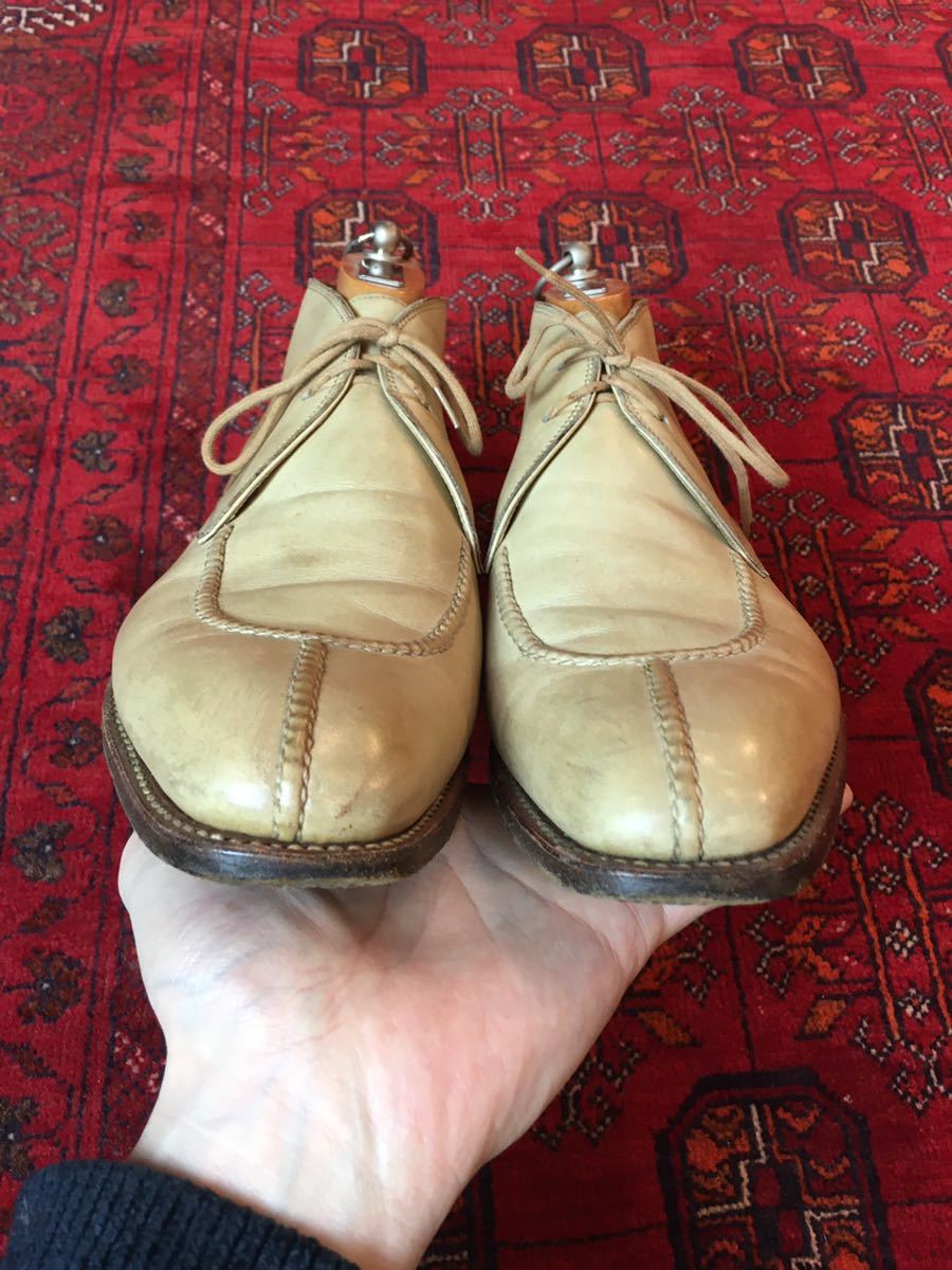Silvano Lattanzi LEATHER Y TIP BOOTS/シルヴァノラッタンジレザーY