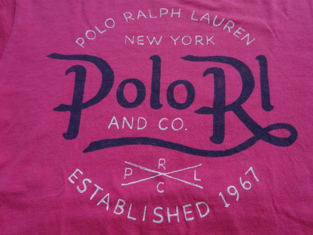 ラルフローレン ロゴピンク色半袖tシャツ130 日本代购 买对网 ラルフローレン ロゴピンク色半袖tシャツ130 日本代购 买对网