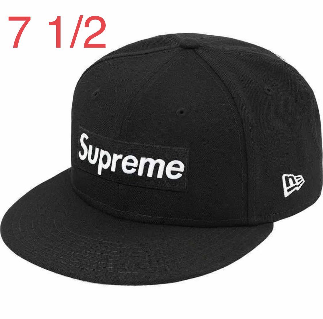 ★国内正規品 7 1/2★ Supreme 21SS Champions Box Logo New Era Black 59.6cm シュプリーム ニューエラ ブラック 黒 キャップ 帽子 Week1