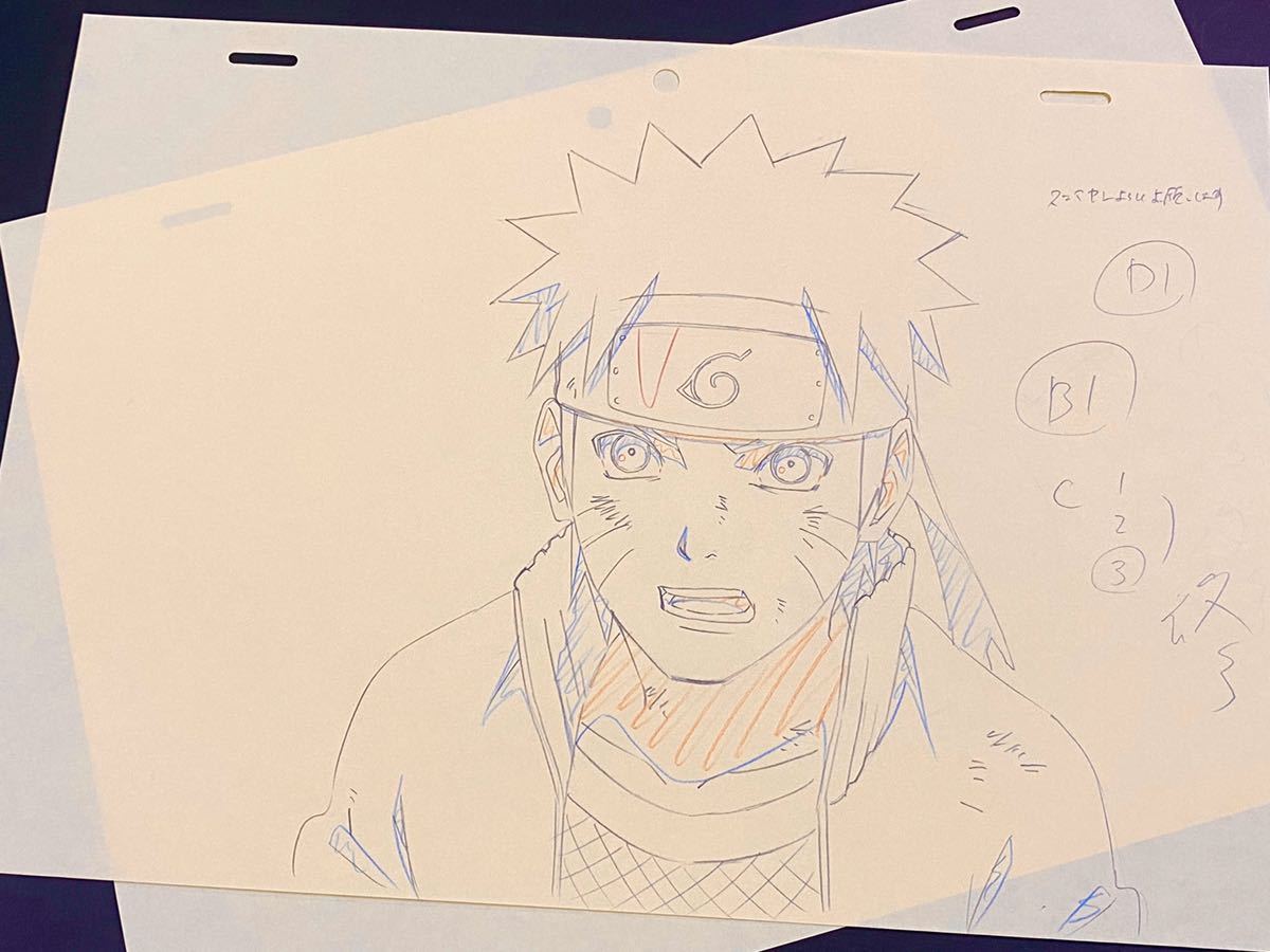 ナルト 直筆 原画/動画 ナルト NARUTO セル画 5枚セット ナルト 直筆 原画/動画 ナルト NARUTO セル画 5枚セット