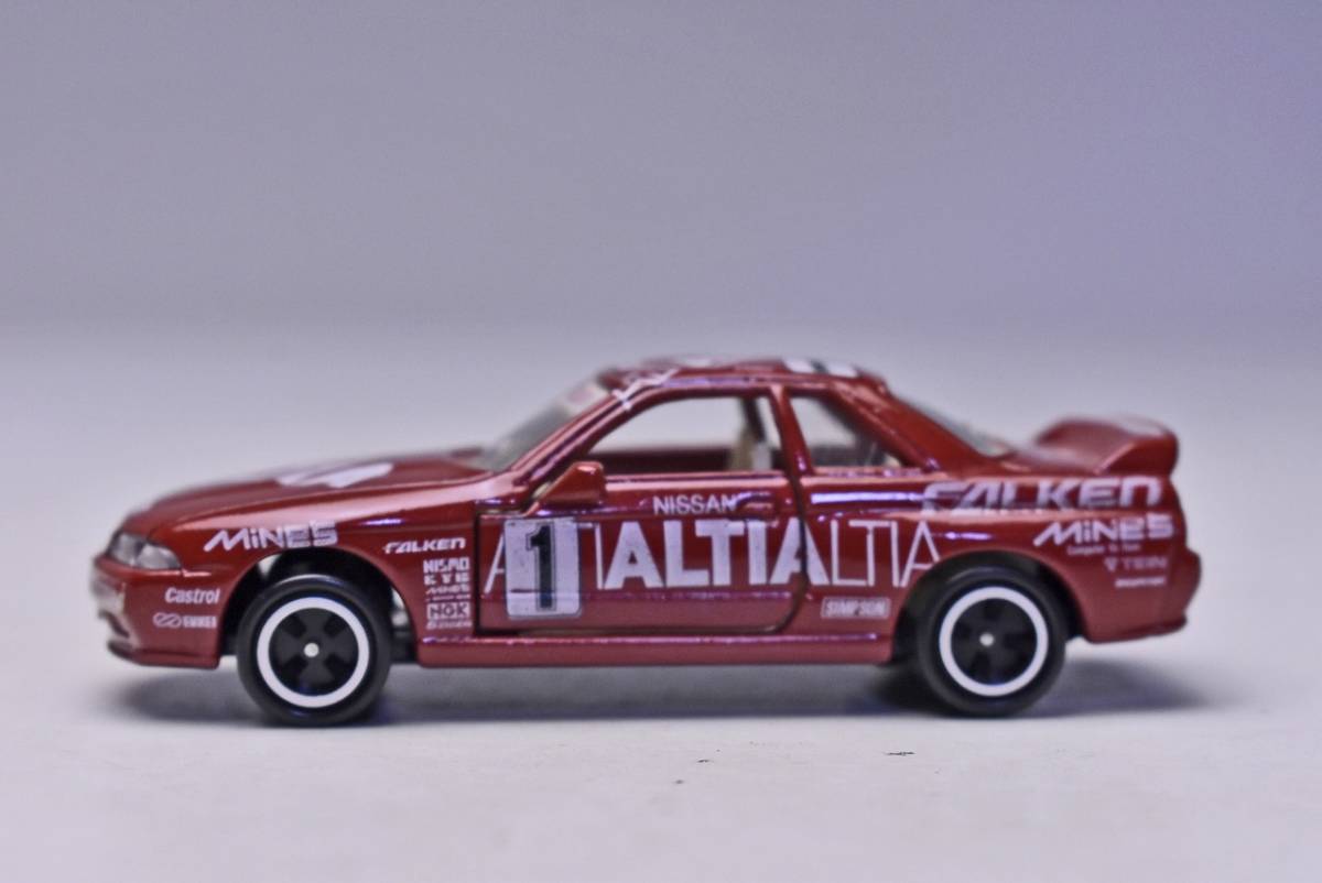 【TOMY トミカ】 NISSAN スカイライン GT-R R32（赤 レッド） ALTIAモデル ADO COMPANY 別注品 ミニカー 桂伸一 木下隆之 日産プリンス_画像6