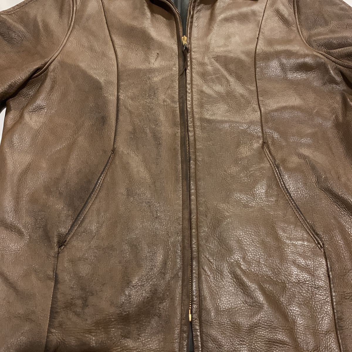 60s W.B.PLACE&CO. DEERSKIN LEATHER JACKET ヴィンテージ ビンテージ