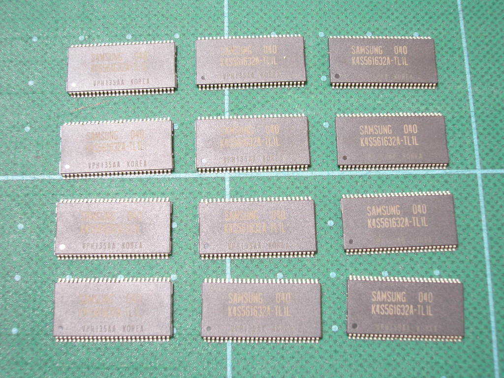 SAMSUNG K4S561632A SDRAM　サムスン　12個セット　　ジャンク_画像2