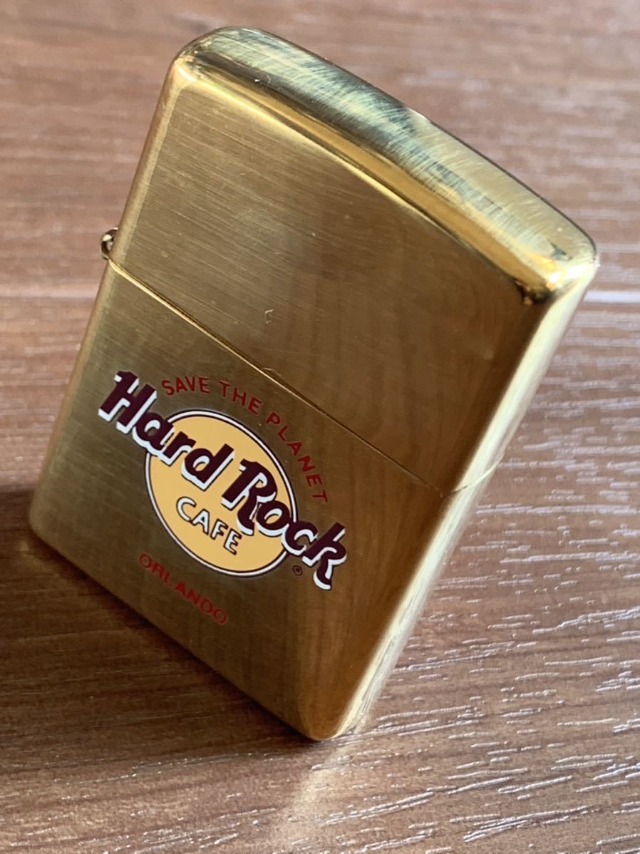 【送料無料】デッドストック未使用ハードロックカフェオーランド店　Hard Rock Cafe Orlando ジッポーライター　USA アメリカ　フロリダ州