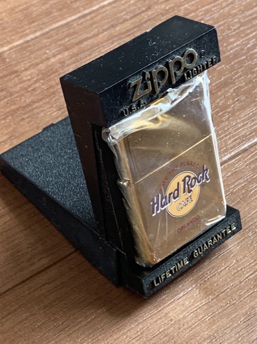 【送料無料】デッドストック未使用ハードロックカフェオーランド店　Hard Rock Cafe Orlando ジッポーライター　USA アメリカ　フロリダ州