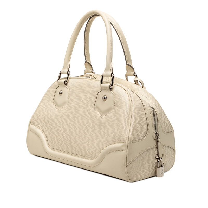 ルイ ヴィトン エピ ボーリング モンテーニュPM ハンドバッグ M5932J イヴォワール ホワイト レザー レディース LOUIS VUITTON 【中古】_画像2