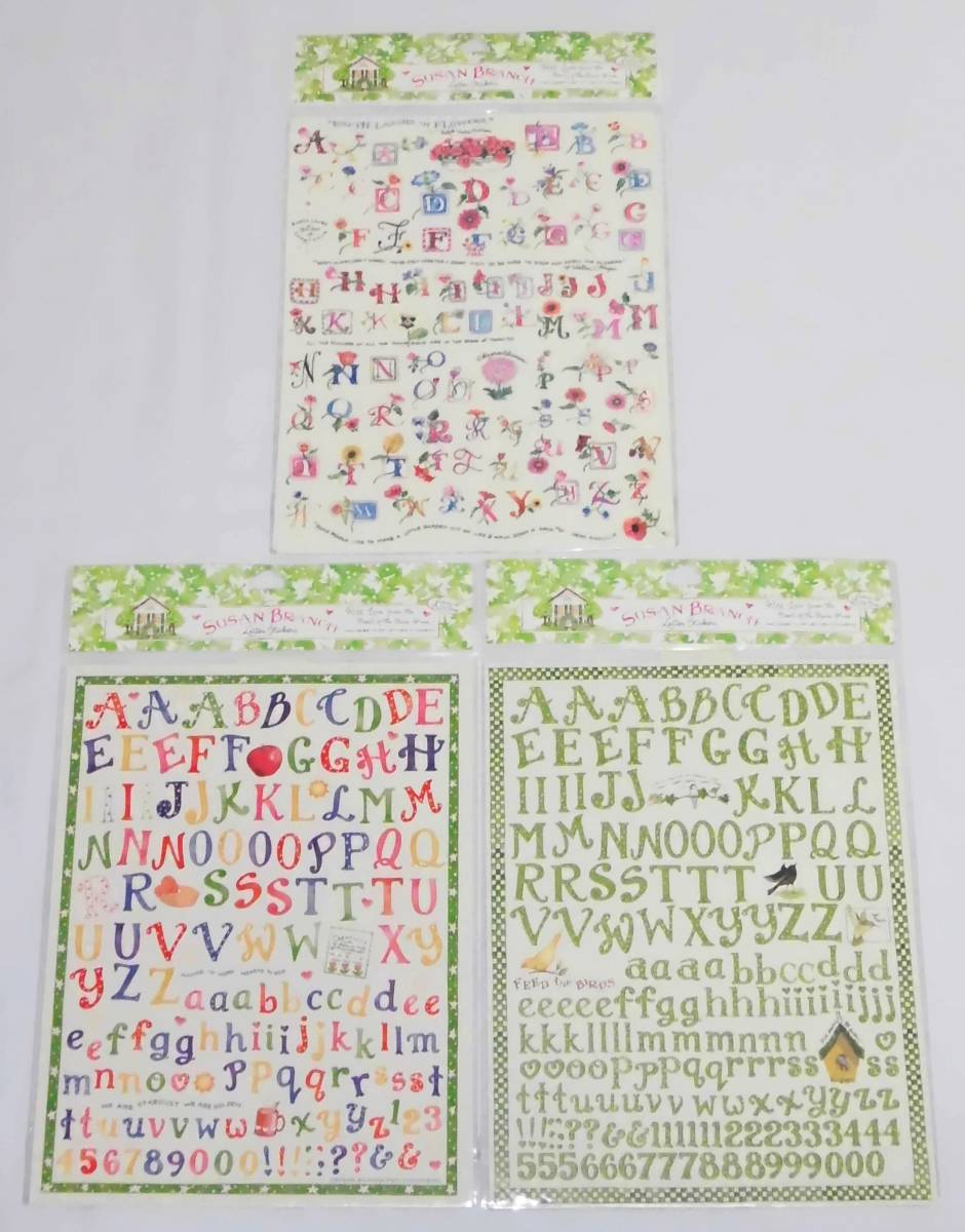 SUSAN BRANCH★Letter stickers★ステッカー シール★未使用_画像1