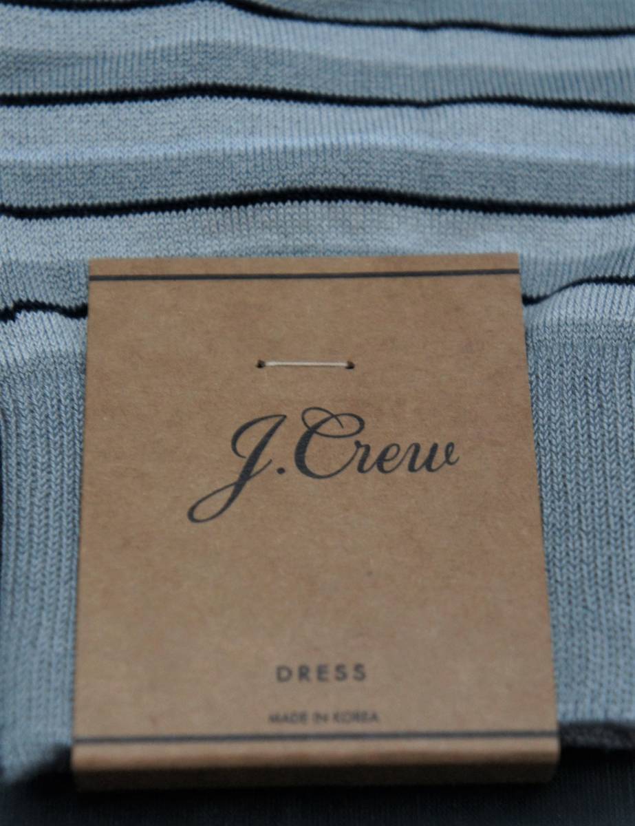 【新品】サイズ:ONE SIZE J.CREW ジェイクルー Striped dress socks ソックス ストライプ柄 VINTAGE DOVE/NAVY 2_画像6