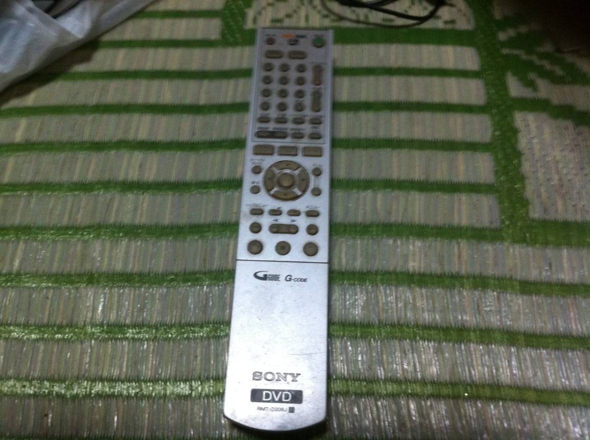 SONYsgo record DVD recorder for remote control RMT-D206J junk 