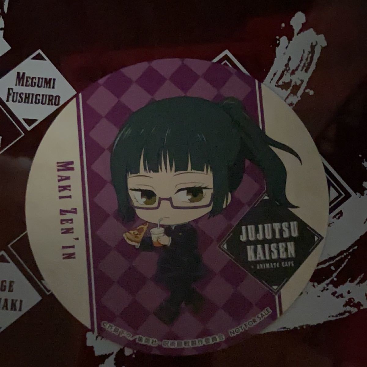 Paypayフリマ 呪術廻戦アニメイトカフェコラボ 禪院 真希のコースター Paypayフリマ 呪術廻戦アニメイトカフェコラボ 禪院 真希のコースター