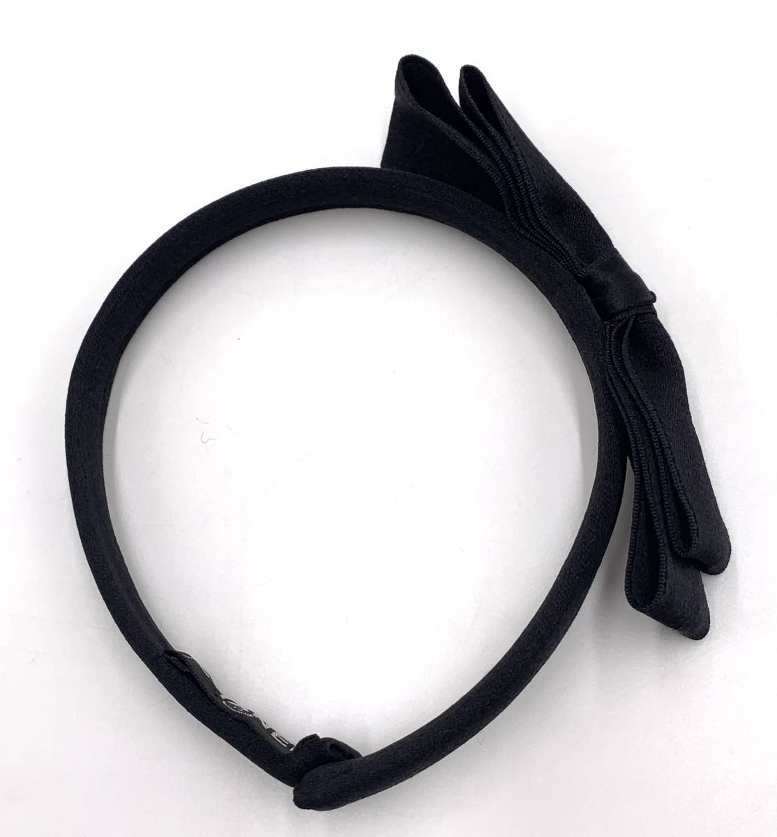 CHANEL シャネル サテンリボン カチューシャ | malltin.com