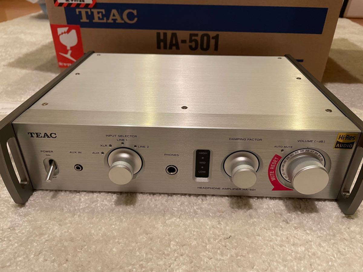 TEAC Reference 501 ヘッドホンアンプ フルアナログデュアルモノーラル