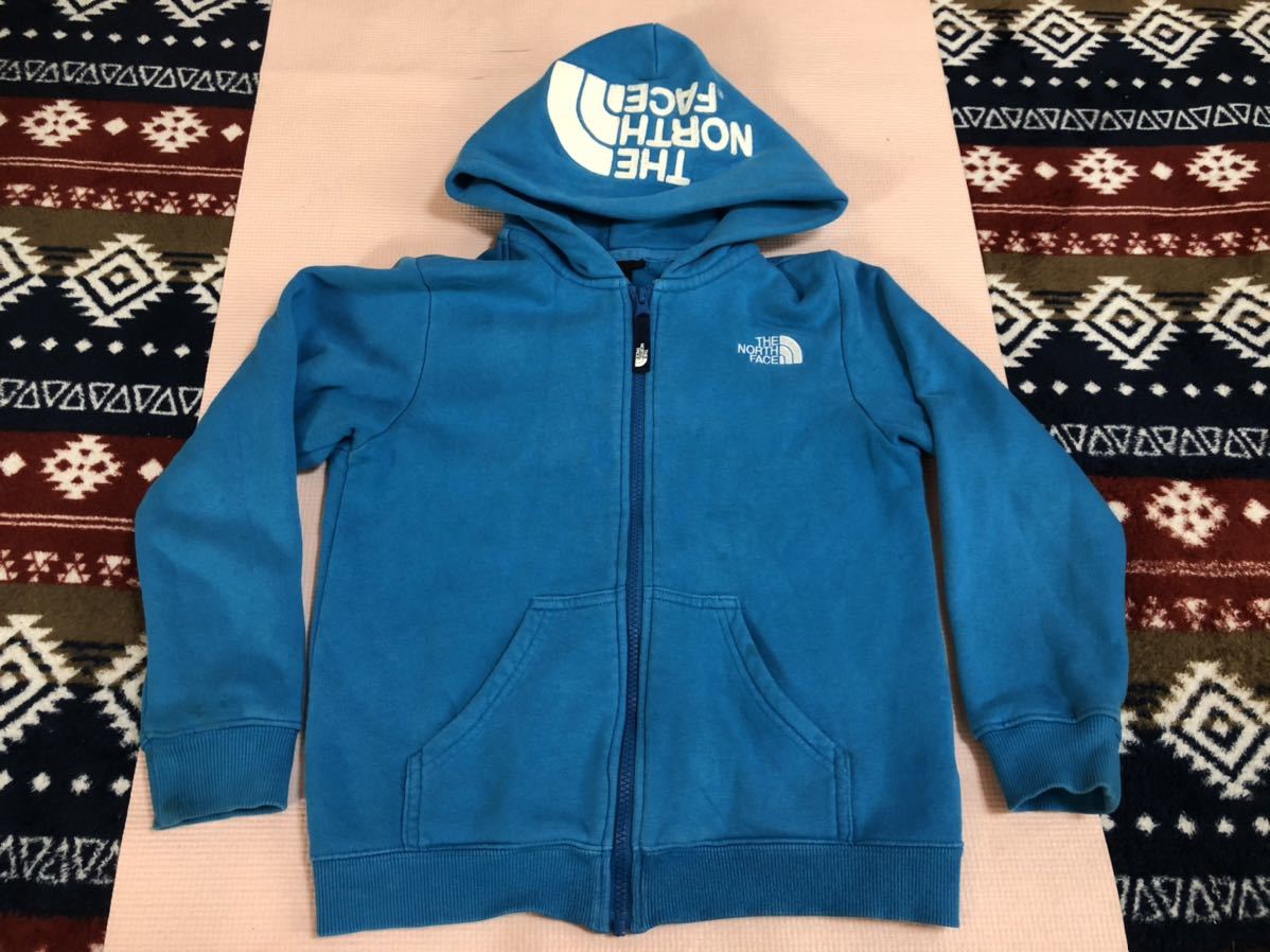 ノースフェイス　パーカー 140センチ　アウター　キッズ　ジュニア　男の子　ジャンパー 上着　裏起毛　THE NORTH FACE_画像1