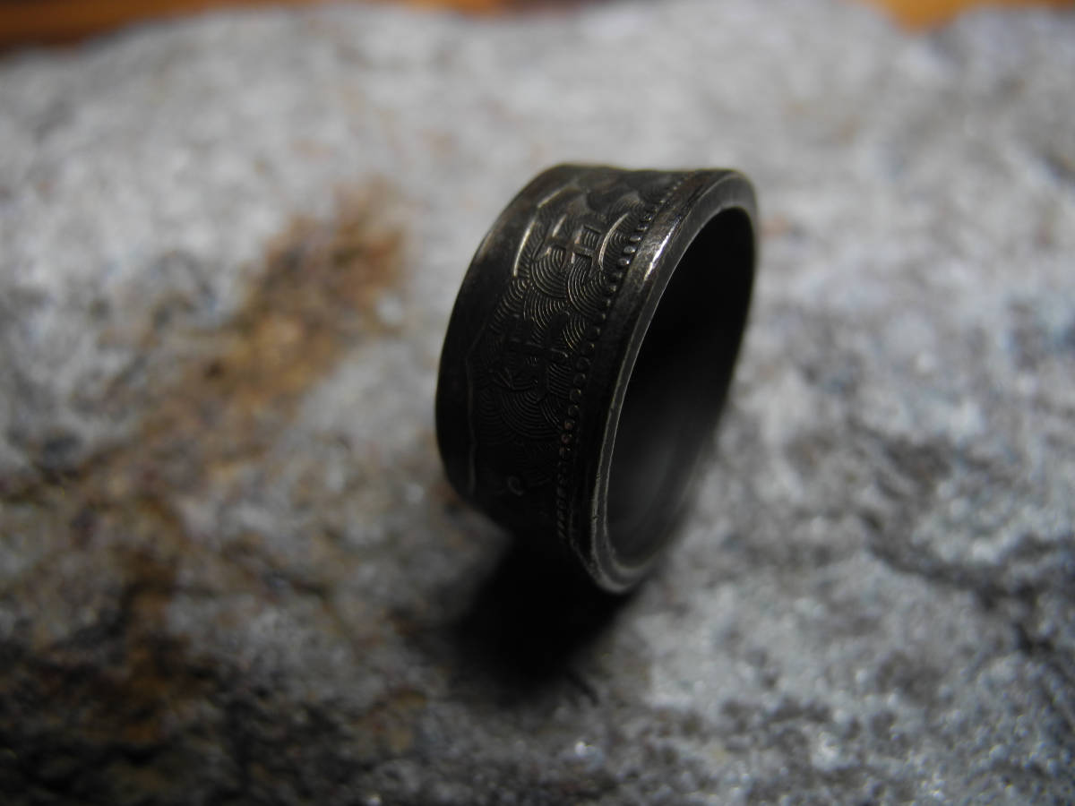 Vintage style［コインリング／日本/十銭／♯8］Coin ring_画像7