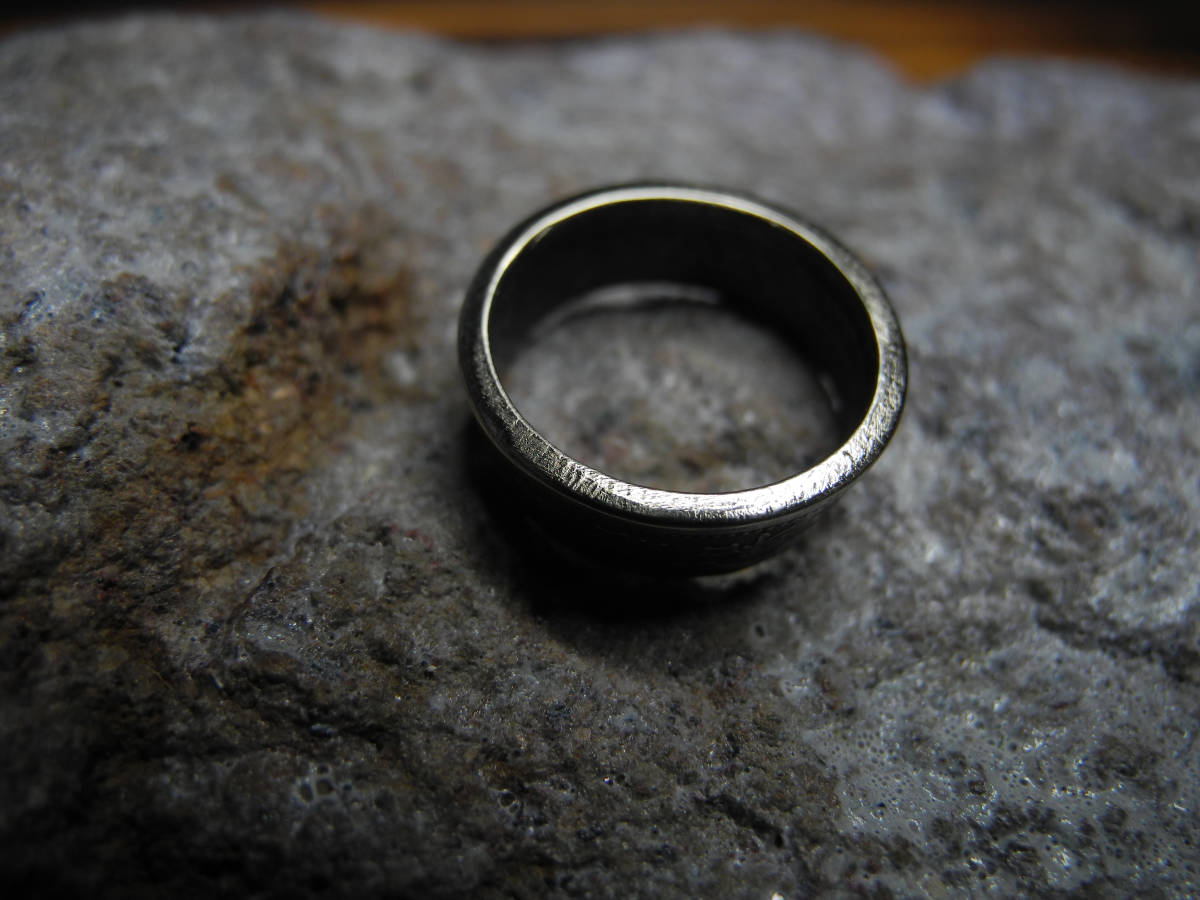 Vintage style［コインリング／日本/五銭／♯7］Coin ring_画像7