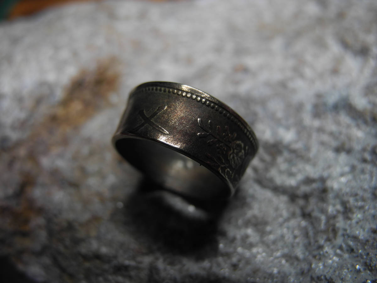 Vintage style［コインリング／日本/十銭／♯6.5］Coin ring_画像2