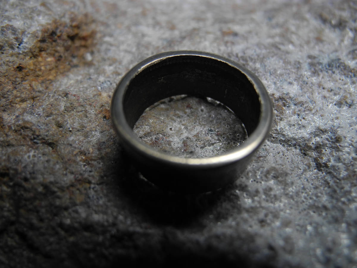 Vintage style［コインリング／日本/十銭／♯6.5］Coin ring_画像6