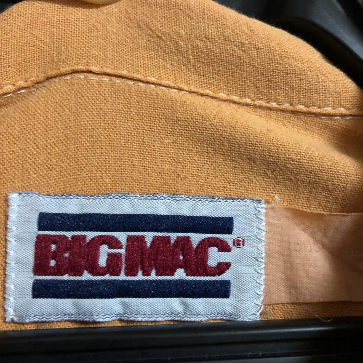 80s BIGMAC ビンテージ シャンブレーシャツ ワークシャツ 長袖シャツ_画像4