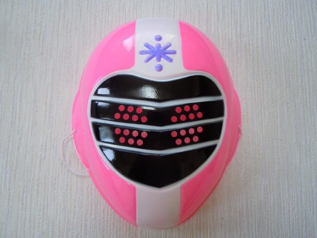  mask Chikyuu Sentai Fiveman five pink star river number beautiful . rice field number .1990 year ~1991 year higashi . super Squadron Series special effects TV drama 