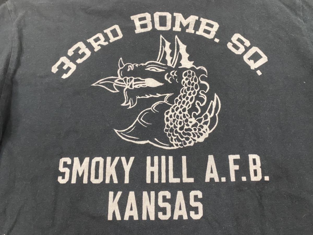 ■ BUZZ RICKSON'S バズリクソンズ ロンT 長袖 Tシャツ USAF バックロゴ 日本製 ● 東洋 エンタープライズ _画像5