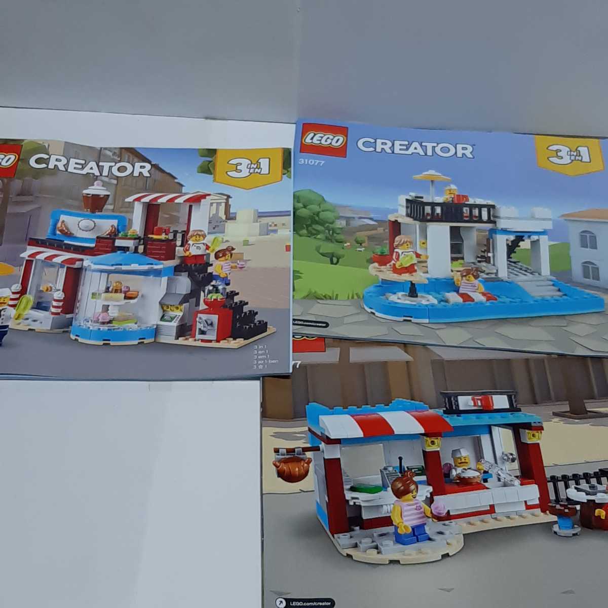 LEGO レゴ 31077 クリエイター ケーキショップ フィギュア おもちゃ アイス パーツ パン 子供 女の子 男の子 店 3in1 Creator_画像10