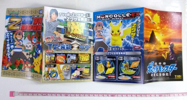 希少！非売品・限定 ポケモン ピカチュウ サン＆ムーン A4 クリアファイル Z技 必殺のピカチュート Z技習得ブック 未使用・送料無料・即決_画像6