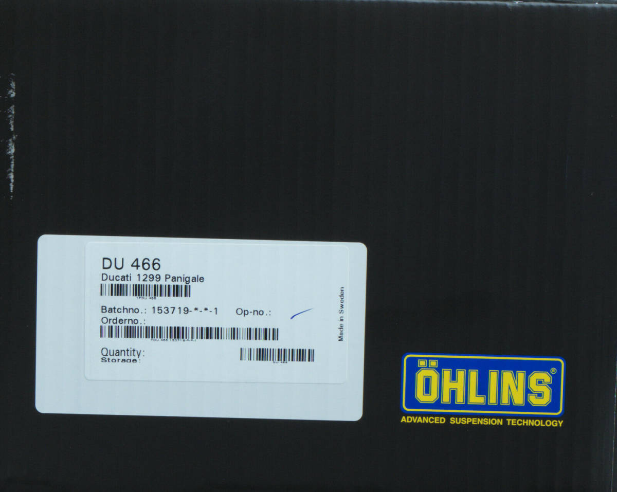  новый товар * Ohlins задняя подвеска OHLINS TTX GP DUCATI PANIGALE 1199 2012-2015 DU466