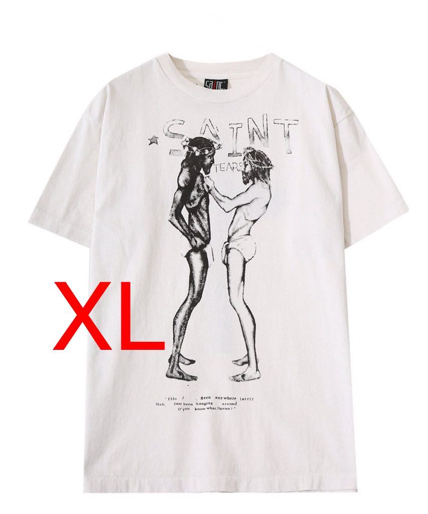 size XL SAINT MICHAEL MXXXXXX x DENIM TEARS S/S TEE T-SHIRT WHITE 新品未使用  国内正規品 Tシャツ