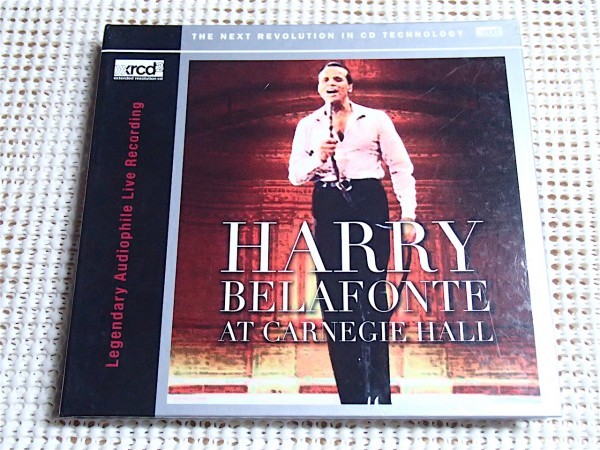 廃盤高音質 XRCD2 Harry Belafonte ハリー ベラフォンテ At Carnegie Hall/小鉄徹 マスタリング 傑作 ライヴ 優秀録音盤 Danny Boy Matilda