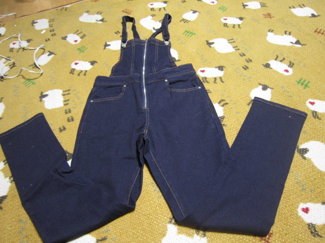 * new goods CECIL McBEE Cecil McBee Denim overall M 3 point set 