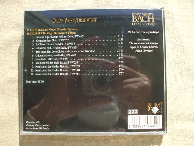 CD-BOX◆BACH EDITION CD39-46 /8CD SET バッハ /99365_画像6