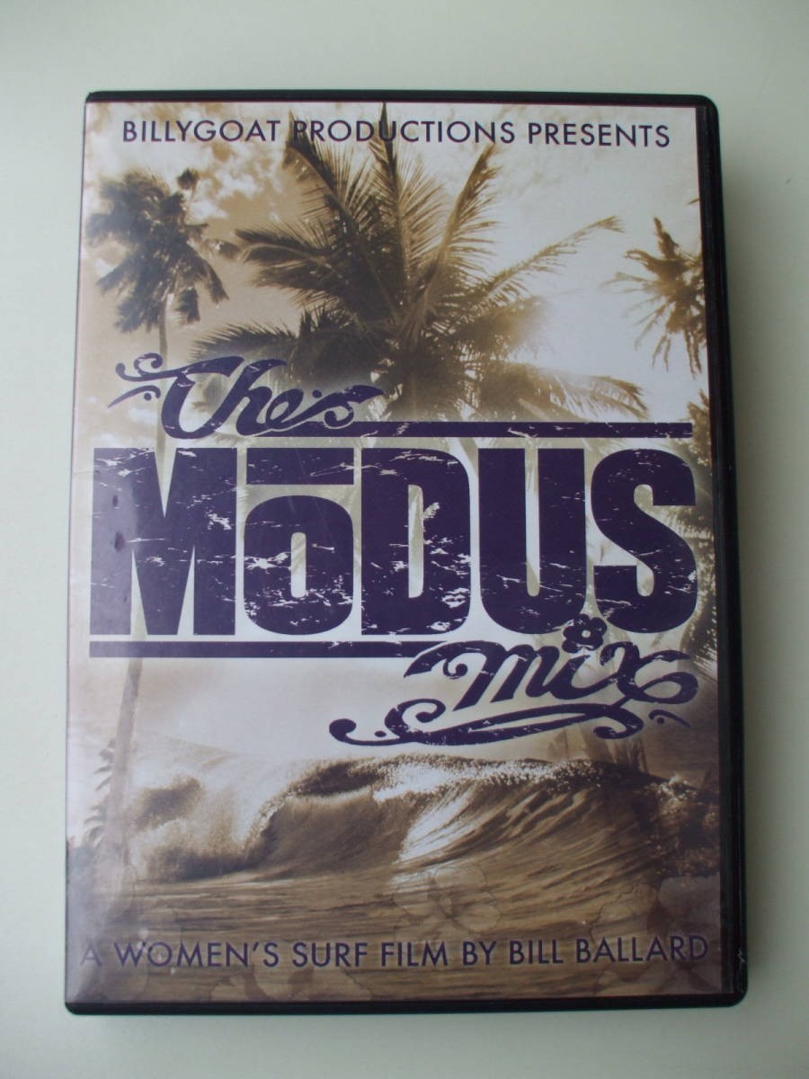 DVD◆The Modus Mix A WOMEN'S SURF FILM BY BILL BALLARD サーフィン /難あり_画像1