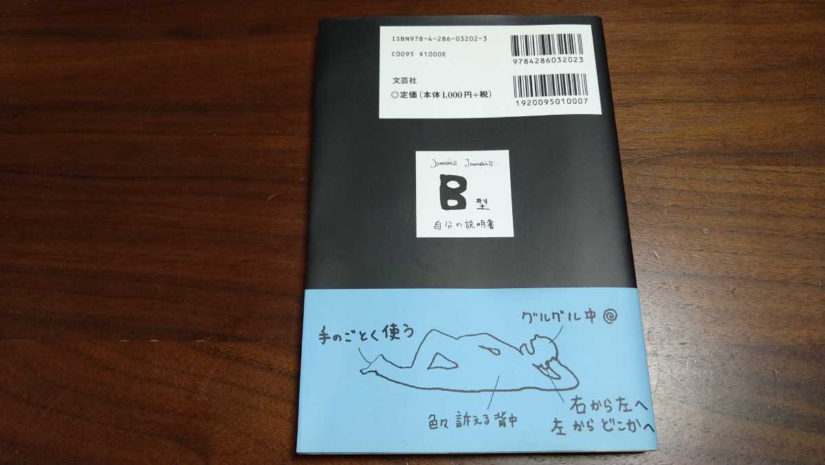 B型 自分の説明書 Jamais Jamais 　中古_画像2