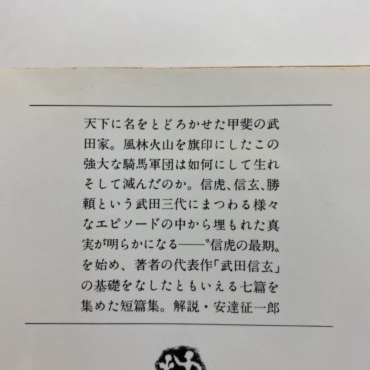 ☆f4/武田三代 新田次郎 文春文庫 4冊まで送料180円（ゆうメール）_画像7