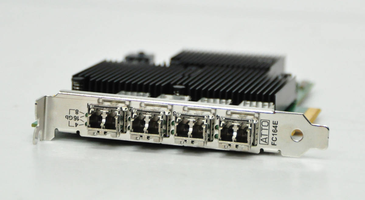 ATTO Celerity FC164E クアッドポート 16gb/s X 4 Fiber Fibre Channel PCIe 3.0 HBA  ファイバチャネルカード