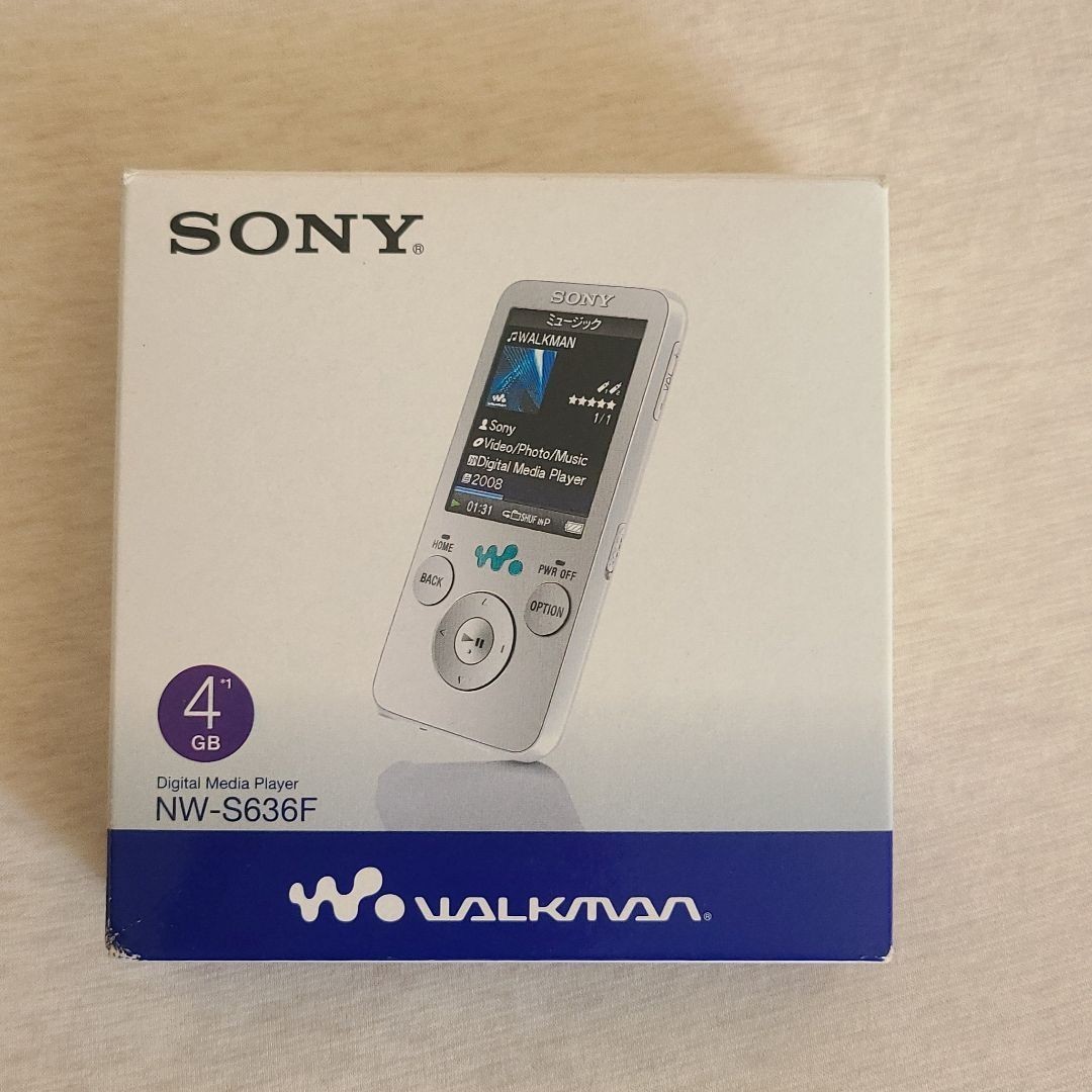 SONY ウォークマン NW-S636F 4GB 動作確認済み^_−☆ - ポータブル