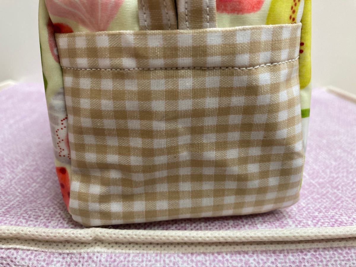 Paypayフリマ ハンドメイド おむつポーチ フルーツグリーン Paypayフリマ ハンドメイド おむつポーチ フルーツグリーン