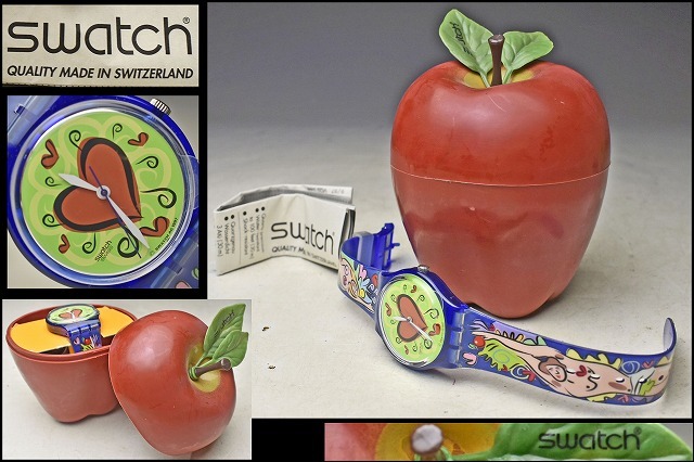 【SWATCH スウォッチ】リンゴ パッケージ アーティスティックな逸品