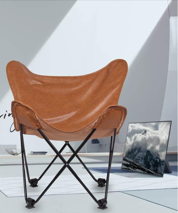 新品推薦 北欧風の革のチョウの椅子の折り畳み椅子のカジュアルな