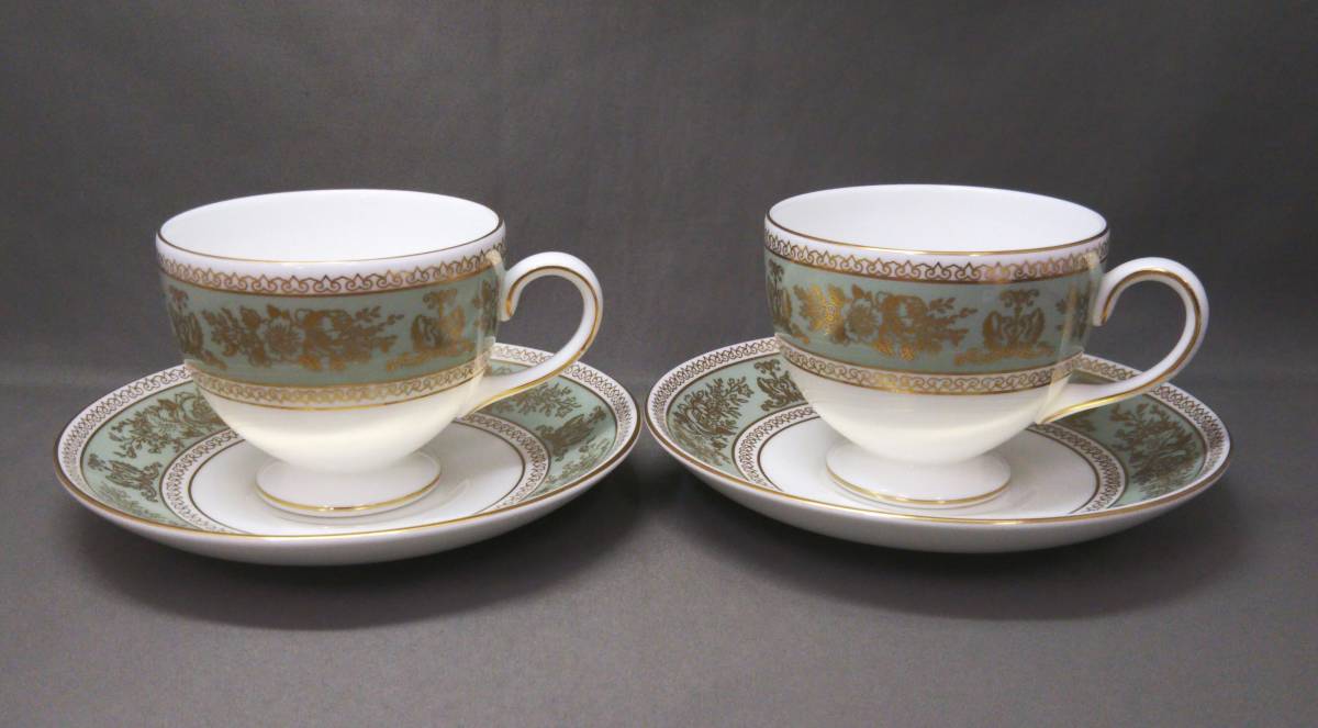 廃番品 WEDGWOOD ウェッジウッド コロンビアセージ グリーン カップ