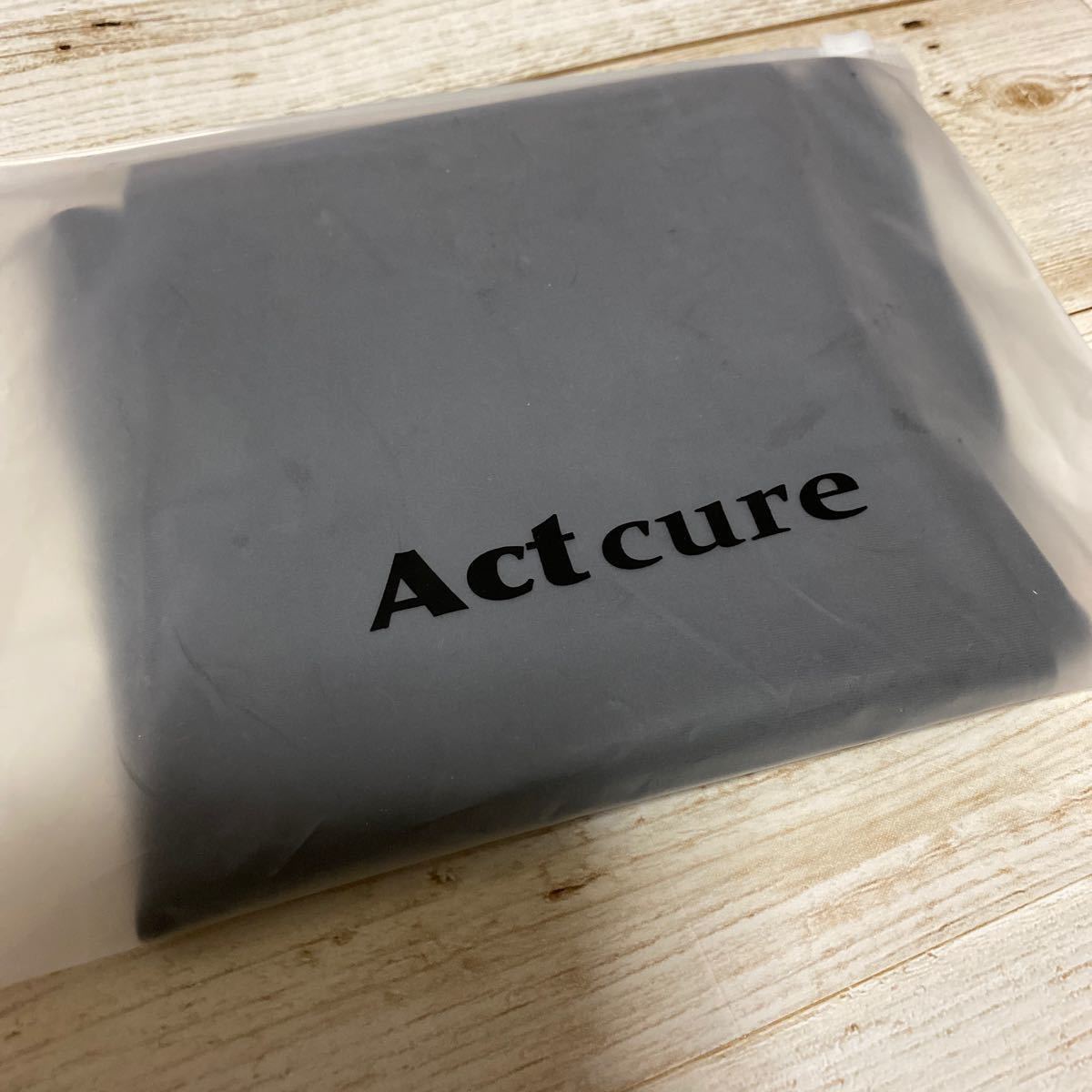 Actcure サイクル レッグカバー UVカット99% UPF50  滑り止め付き (M, 黒)