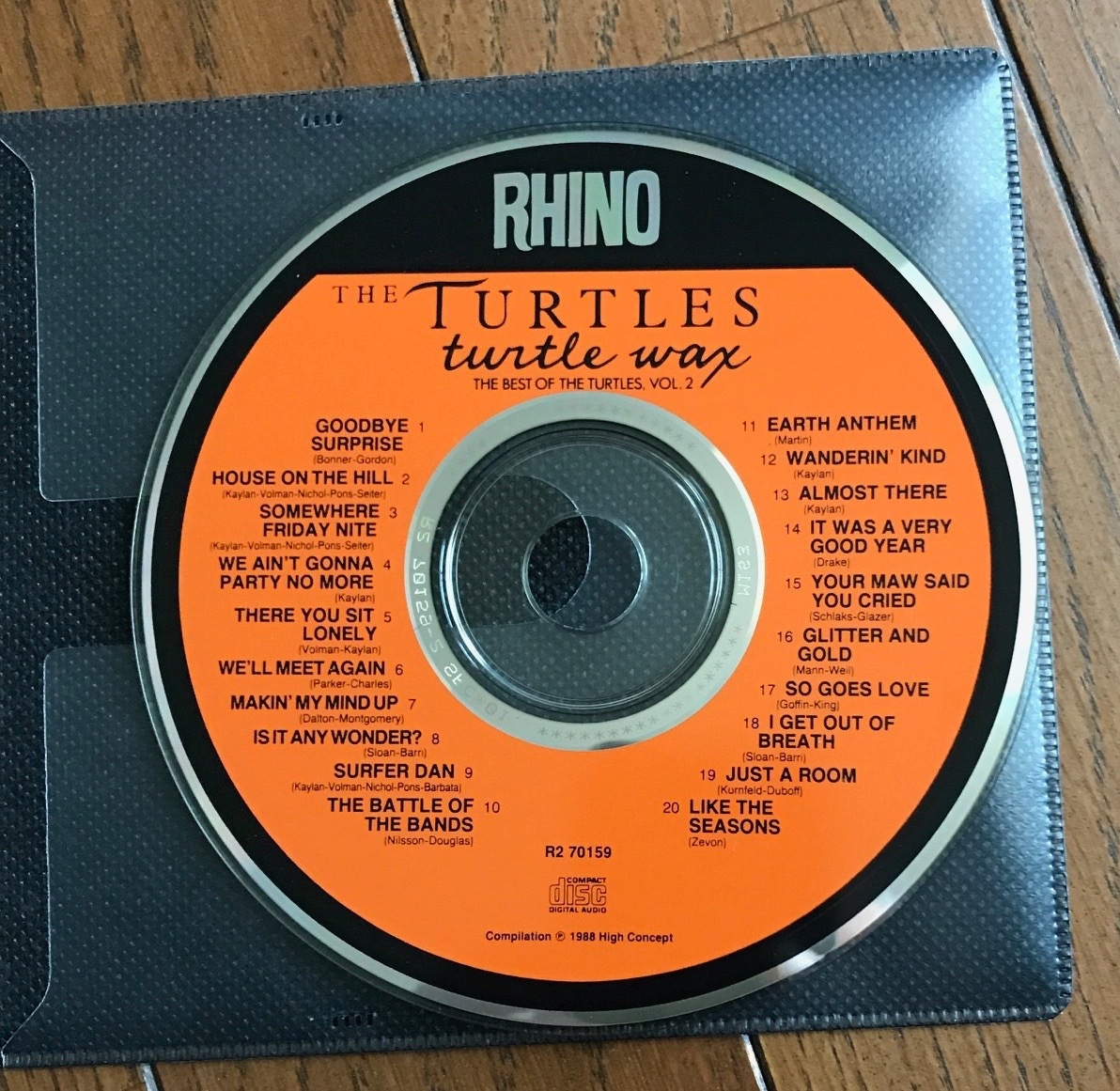 1706 / THE TURTLES / turtle wax / The Best of the Turtles Vol.2 / RHINO編集 / ザ・タートルズ / 美品 / 廃盤_画像5