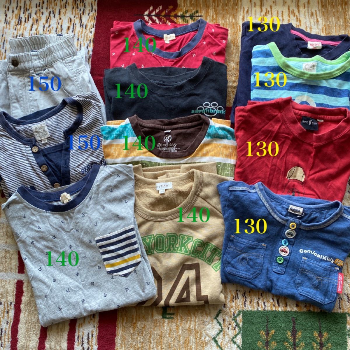 Paypayフリマ 男の子洋服 11点まとめ売り 130 150cm Paypayフリマ 男の子洋服 11点まとめ売り 130 150cm