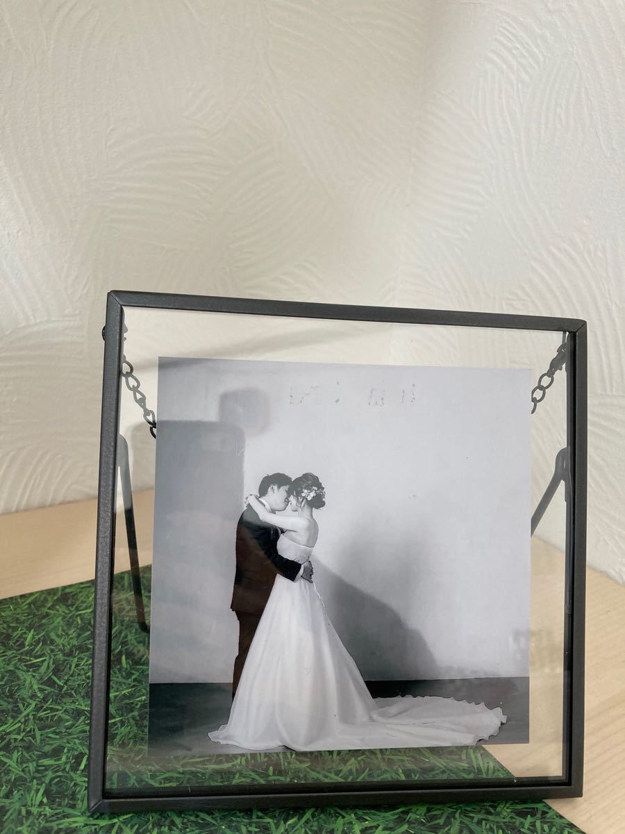 IKEAガラス写真フレームペアセット 結婚式 ウェルカムスペース 1 IKEAガラス写真フレームペアセット 結婚式 ウェルカムスペース 1